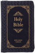 KJV Holy Bible Zip Midnight - Imitation Leather