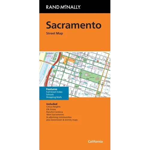 Rand McNally Folded Map: Sacramento Street Map - Paperback