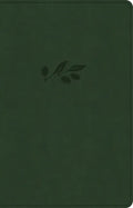 NASB Large Print Personal Size Reference Bible, Olive Leathertouch, Indexed - Imitation Leather