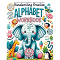Trace Letters of the Alphabet and Sight Words: Pencil Control Workbook for Kids Ages 3-5. Handwriting Practice with Fun Letters, Numbers, Shapes, and - Paperback