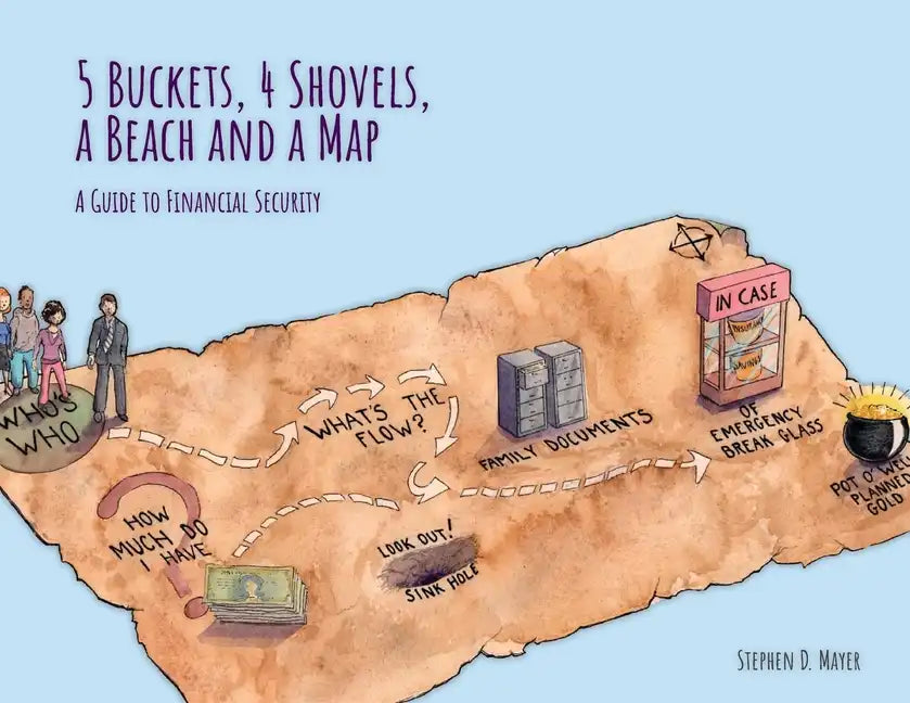 5 Buckets, 4 Shovels, a Beach and a Map: A Guide to Financial Security - Paperback