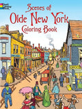 Scenes of Olde New York Coloring Book - Paperback