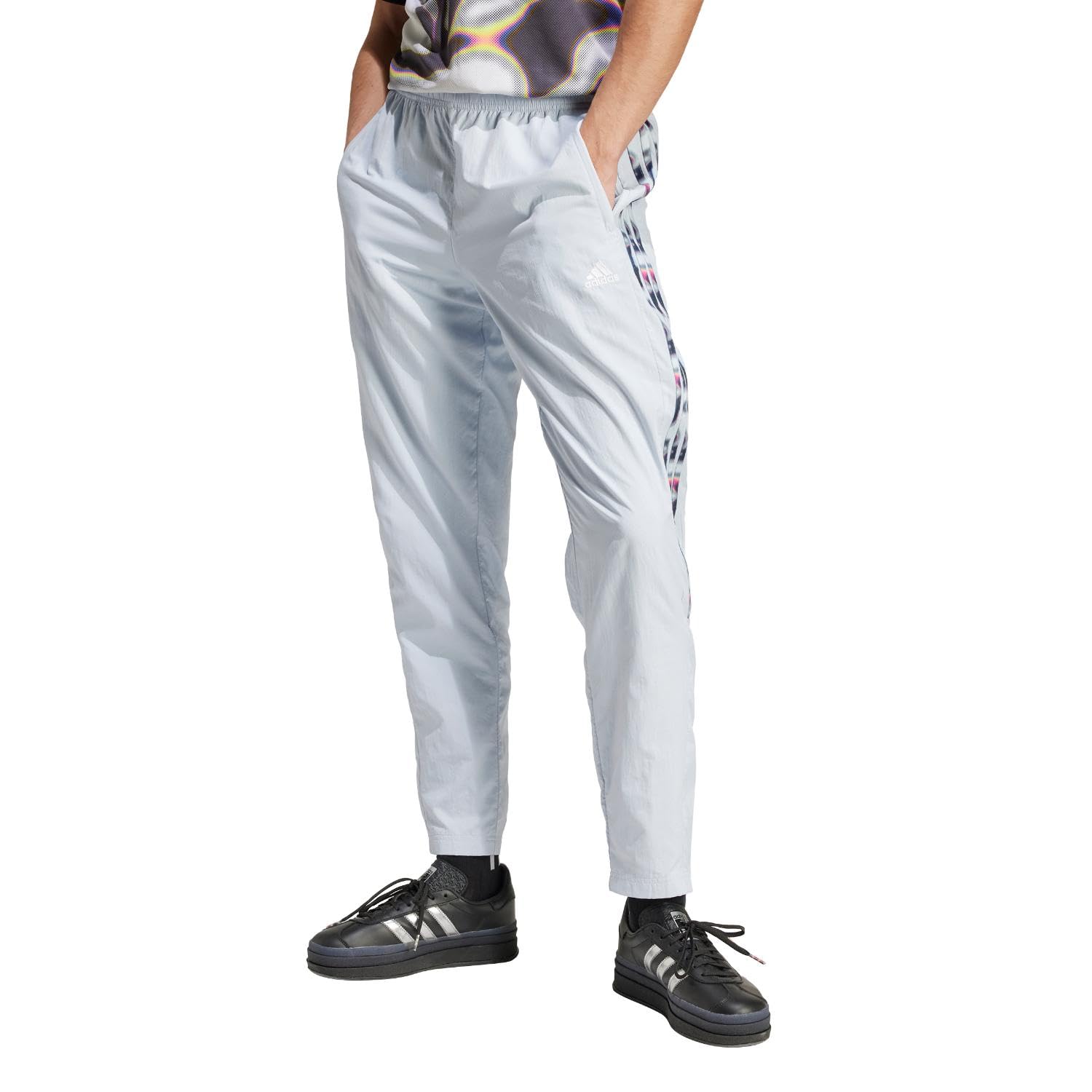 adidas Mens Pride Tiro Pants Halo Blue