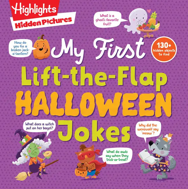 Hidden Pictures My First Lift-The-Flap Halloween Jokes: Halloween Humor for Kids, Lift the Flap and Find Over 130 Objects, 24-Pages of Halloween Jokes - Paperback