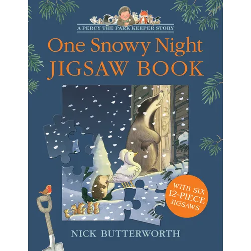 One Snowy Night Jigsaw Book - Board Book