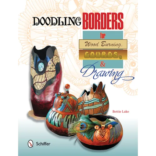 Doodling Borders for Wood Burning, Gourds & Drawing - Paperback