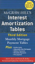 McGraw-Hill's Interest Amortization Tables, Third Edition - Paperback