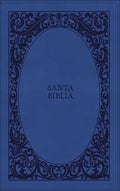 Rvr60, Santa Biblia, Tierra Santa, Ultrafina, Letra Grande, Leathersoft, Azul, Con Cierre, Palabras de Jesús En Rojo, Comfort Print - Imitation Leather