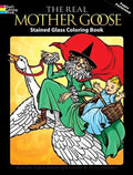 The Real Mother Goose Stained Glass Coloring Book - Paperback