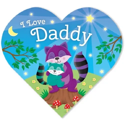 Heart-Shaped BB - I Love Daddy - Board Book