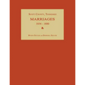 Scott County, Tennessee, Marriages 1854-1880 - Paperback