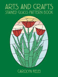 Arts and Crafts Stained Glass Pattern Book - Paperback
