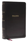 KJV Holy Bible: Large Print Single-Column with 43,000 End-Of-Verse Cross References, Black Leathersoft, Personal Size, Red Letter, Comfort Print: King - Imitation Leather