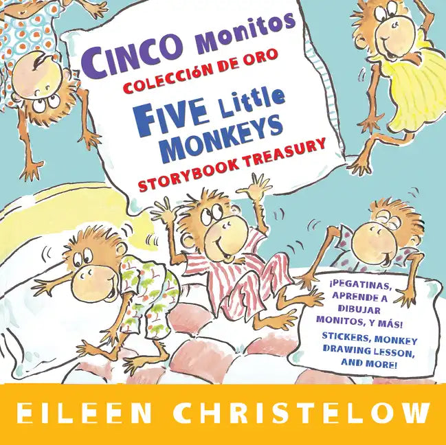 Five Little Monkeys Storybook Treasury/Cinco Monitos Coleccion de Oro: Bilingual English-Spanish - Hardcover