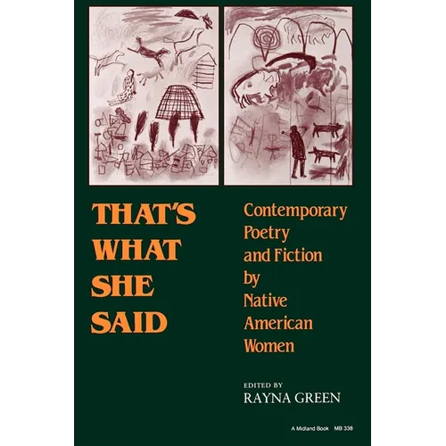 That S What She Said: Contemporary Poetry and Fiction by Native American Women - Paperback