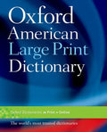 Oxford American Large Print Dictionary - Paperback