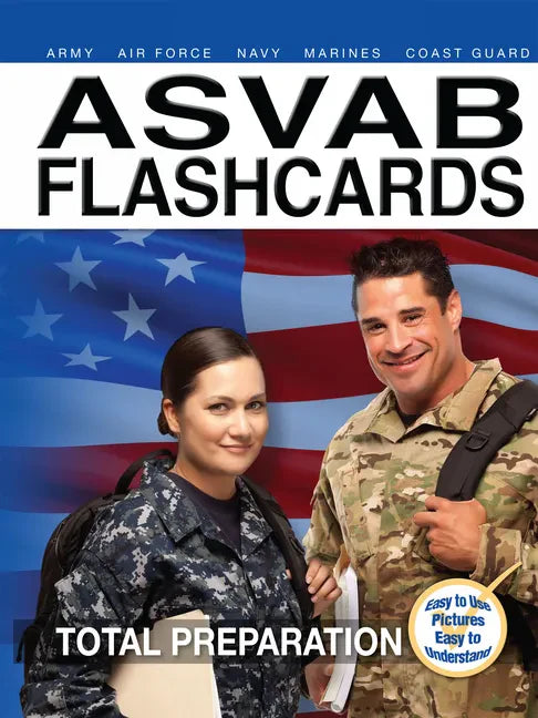 2017 ASVAB Armed Services Vocational Aptitude Battery Flashcards - Paperback