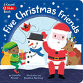 Five Christmas Friends: A Count & Slide Christmas Book - Board Book