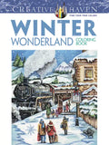 Creative Haven Winter Wonderland Coloring Book - Paperback