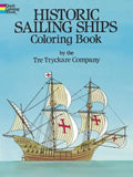 Historic Sailing Ships Coloring Book - Paperback