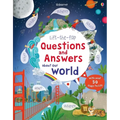 Lift-The-Flap Questions and Answers about Our World - Board Book