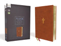 Nasb, Thinline Bible, Leathersoft, Brown, Red Letter Edition, 1995 Text, Comfort Print - Imitation Leather