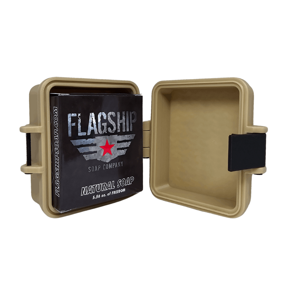 Tactical Travel Soap Case Tan