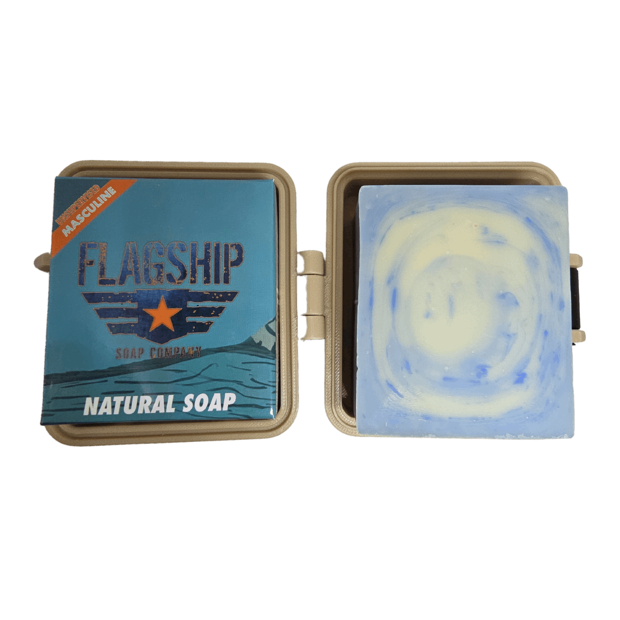 Tactical Travel Soap Case Tan