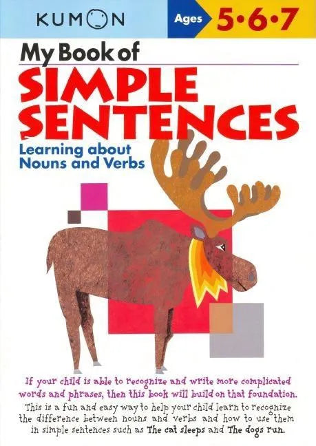 Kumon My Book of Simple Sentences - Paperback