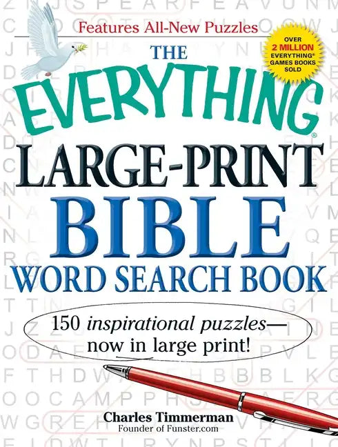 The Everything Large-Print Bible Word Search Book - Paperback