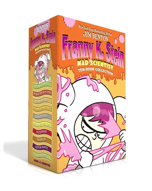 Franny K. Stein, Mad Scientist Ten-Book Collection (Boxed Set): Lunch Walks Among Us; Attack of the 50-Ft. Cupid; The Invisible Fran; The Fran That Ti - Paperback
