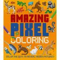 Amazing Pixel Coloring: Color the Dots to Reveal Hidden Pictures! - Paperback