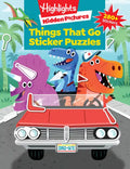 Things That Go Sticker Puzzles: Transportation Activity Book of Cars, Trucks, Planes and More, Hidden Pictures Puzzles with 280 Stickers for Kids 3 an - Paperback