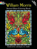 William Morris Stained Glass Coloring Book - Paperback