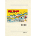 Vintage Lined Notebook Greetings from Fire Island, Long Island, New York - Paperback