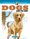 Creative Haven Dogs Dot-To-Dot Coloring Book - Paperback