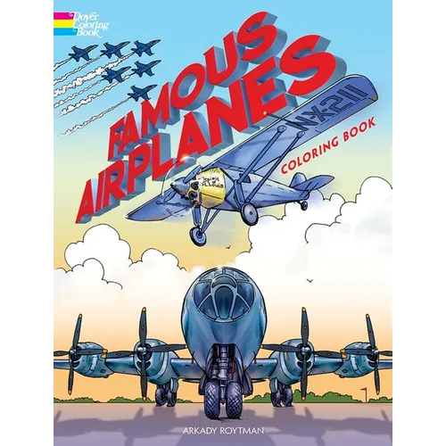 Famous Airplanes Coloring Book - Paperback
