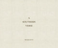 A Southern Verse - Hardcover