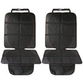 2 Packs Car Seat Protector Cushion Mat Pad with Thick Padding Protector for Child Baby Car Seat Mesh Pockets Non-slip