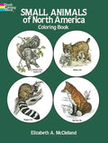 Small Animals of North America Coloring Book - Paperback