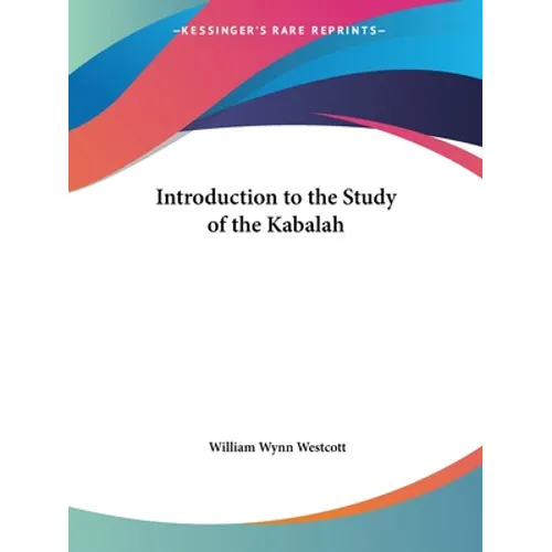 Introduction to the Study of the Kabalah - Paperback