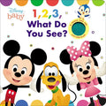 Disney Baby: 1, 2, 3 What Do You See? - Board Book