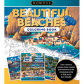 Beautiful Beaches Coloring Book: Color Famous Scenes from Coastal Destinations in the Whimsical Style of Folk Artist Eric Dowdle - Paperback