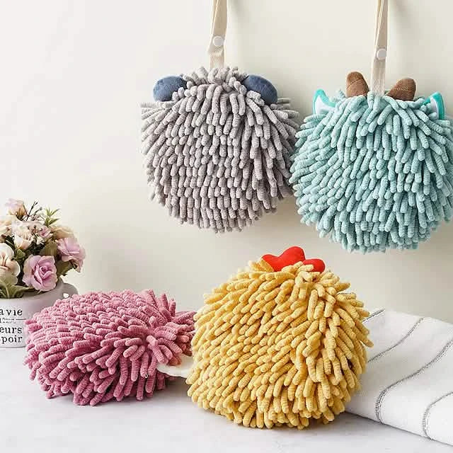 2-Pack: Chenille Hand Towels