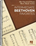 Intermediate Beethoven Favorites: Classical Piano Sheet Music Series - Spiral
