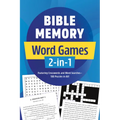 Bible Memory Word Games 2-In-1: Featuring Crosswords and Word Searches--100 Puzzles in All! - Paperback