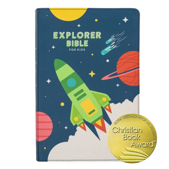 CSB Explorer Bible for Kids, Blast Off Leathertouch - Imitation Leather