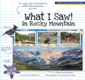 What I Saw in Rocky Mountain: A Kids Guide to the National Park - Paperback
