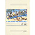 Vintage Lined Notebook Greetings from Melbourne, Florida - Paperback