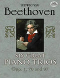 Six Great Piano Trios in Full Score - Paperback